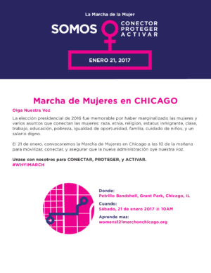 Marcha de Mujeres en Chicago
