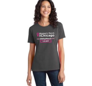 Women’s March on Chicago Grey Tee